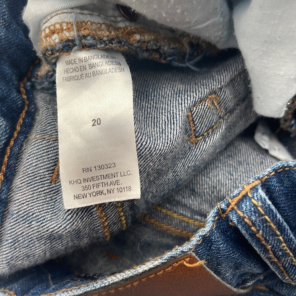 Lucky Brand Classic Straight Jeans Boys Size 20 - Picture 3 of 9